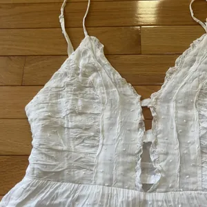 Princess Polly White Lace Detail Camisole Mini Flare Dress (size US 4) thumbnail 2