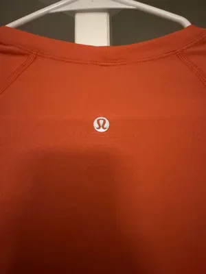 Lululemon Orange/pink long sleeve swiftly tech size 6 thumbnail 3