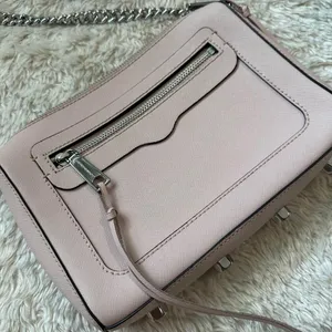 Avery Mini Crossbody Bag Vintage Pink with Silver Hardware thumbnail 2