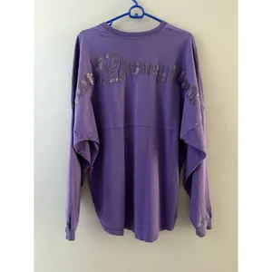 Walt Disney World Purple Potion Glitter Spirit Jersey Size Medium Oversize thumbnail 2