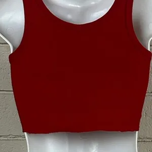 Brandy Melville Red Cropped Tank one size thumbnail 6
