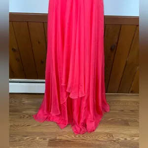 Stunning Glam Girls Pink One-Shoulder Prom Gown with Embellishments! thumbnail 3