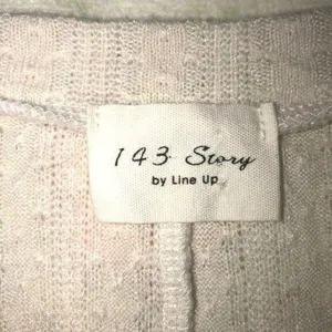 143 Story Womens Size Medium Knit Top Mixed Media Balloon Sleeve Sweater Top thumbnail 3