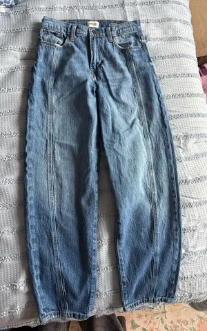 Kensie barrel jeans thumbnail 1