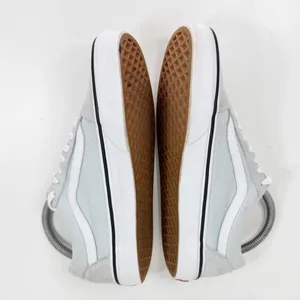Vans Old Skool Suede Canvas Low Tie Lace Up Sneakers Powder Blue 6 Men 7.5 Women thumbnail 5