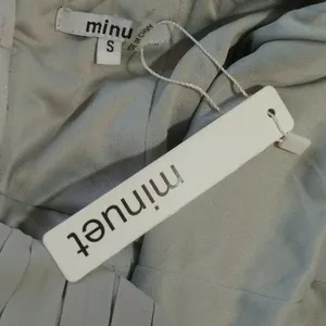 Minuet Maxi Dress Gray Pleated Chiffon Strapless Formal Gown Small from Modcloth thumbnail 8