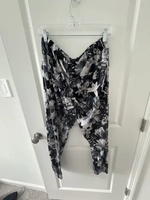 Victoria's Secret Satin Floral Drawstring Pajama Pant thumbnail 6