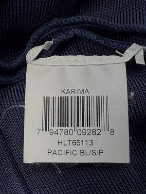Herve Leger Karima Pacific Blue V-Neck Sleeveless Body Con Bandage Dress Small thumbnail 8