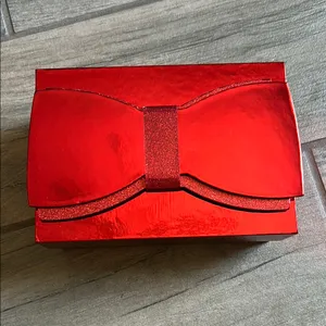 Aldo Red bow box earring and bracelet set thumbnail 2