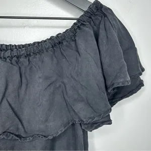 Zara‎ Black Off the Shoulder Dress Size M thumbnail 5