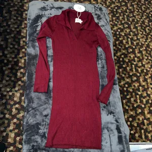 Princess Polly Penelope Long Sleeve Mini Dress in Burgundy Size M/L New with tag thumbnail 12