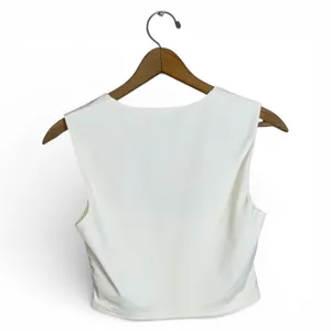 Edikted White Square Neck‎ Cropped Tank Top Sleeveless Bodycon Size M NWT thumbnail 2