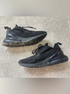 Nike Air Max 270 Triple Black AH8050 Women’s 6.5 thumbnail 2