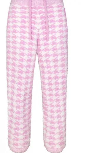 Skims Cozy Knit Jogger Limited Edition 'Petal Houndstooth' Size: S/M thumbnail 8