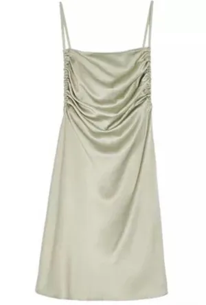 Danielle Bernstein weworewhat ruched mini Slip Dress thumbnail 6