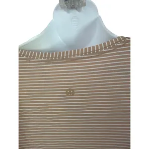 Lululemon love crew striped short sleeve tee shirt size Medium? see measurement thumbnail 4
