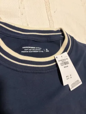 Men’s Abercrombie Shirt Navy Blue thumbnail 2