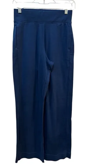 Pact Organic Stretch Lounge Pant Pull On Pockets Blue Size Small thumbnail 1