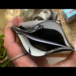 Authentic MOSCHINO Leather Logo card case thumbnail 6