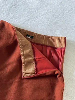 J. Crew 100% Double-Serge Wool Pencil Skirt, size 2 thumbnail 7