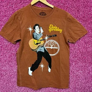 Elvis Presley The King of Rock n Roll Sun Record Company Rock Tee Small thumbnail 1