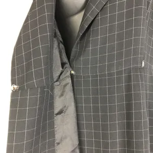 HUGO Buscati Windowpane Grid Sleeveless Blazer Dress Black Size 6 thumbnail 6