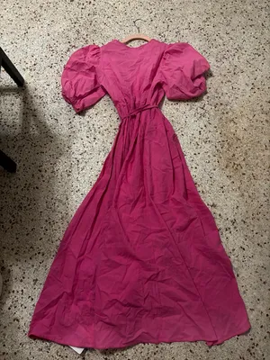 NWT Commense wrap Dress medium Pink thumbnail 9