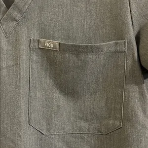 Figs Women's One Pocket Catarina Graphite Gray Scrub Top XS‎ thumbnail 4