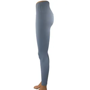 Lululemon Blue Gray Mid Rise Activewear Athletic Yoga Skinny Leggings Pants Sz 4 thumbnail 2