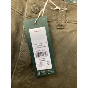 Alpine Design Womens 2 Barrel Pant Vintage Olive Green High Rise Relaxe ADW24905 thumbnail 3