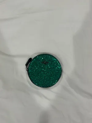 Coach Coin Purse Emerald Green Glittwe thumbnail 2