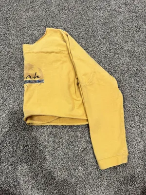 Cropped Crewneck Yellow Size none thumbnail 2