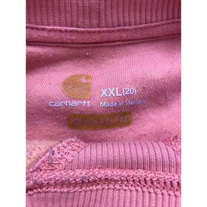 Carhartt Pocket Sweatshirt Womens XXL Pink‎ Relaxed Fit 103925 P04 thumbnail 2