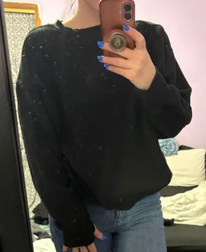 Black Sweatshirt Aerie OFFLINE by thumbnail 1