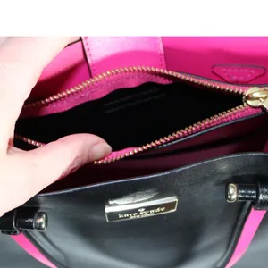 Kate Spade Arbour Hill Small‎ Elodie Leather Tote Bag Hot Pink Interior thumbnail 5
