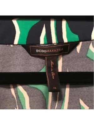 Banana Republic Green and Black Floral Print‎ Dress thumbnail 4