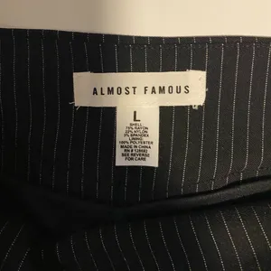 NWT Women’s Almost Famous Black Striped Mini Skort thumbnail 9