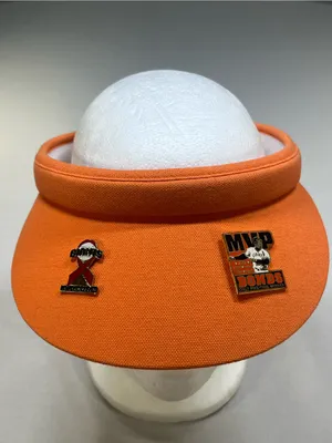 San Francisco Giants Visor Hat w/ Barry Bonds MVP & Until There's A Cure Pins thumbnail 3