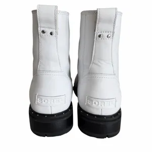 Sorel Lennox Lace Up Waterproof Boots White Black Size 11 thumbnail 7