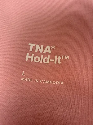 NWT TNA Aritzia Hold-It Atmosphere Mini Skirt Women Large Pink Athleisure Sporty thumbnail 4