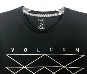 Volcom Men's Organic Cotton Black Tee Shirt Size M thumbnail 2