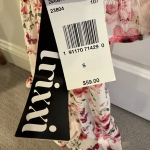 Trixxi Pink and Green Floral Dress thumbnail 4