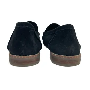 Hush Puppies Lucy Black Suede Almond Toe Slip On Penny Loafers Flats Size 8 thumbnail 3