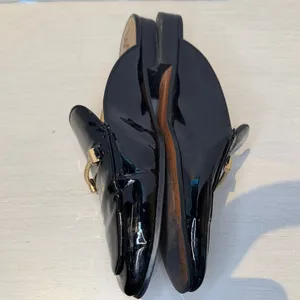 Sam Edelman Black Patent Leather Mules thumbnail 7