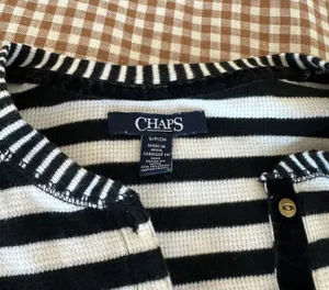 CHAPS Vintage  Striped Long Sleeve thumbnail 3