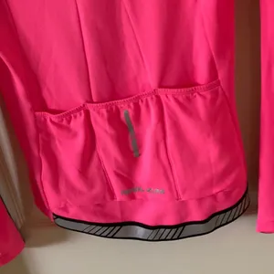 Pearl Izumi Elite Hot Pink Long Sleeve Cycling Jacket Jersey Pockets Like New S thumbnail 8