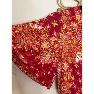 Poupette St. Barth Pink Floral Maxi Dress S thumbnail 6