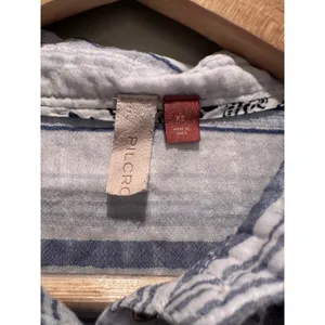 Anthropologie Pilcro Blue White Plaid Cotton Lightweight Tunic Top‎ XS thumbnail 5
