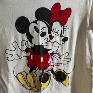 Disney Cream Tee with Mickey and Minnie in Red and Black thumbnail 2