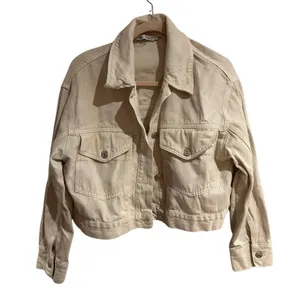 ZARA Crop Denim Jacket thumbnail 2